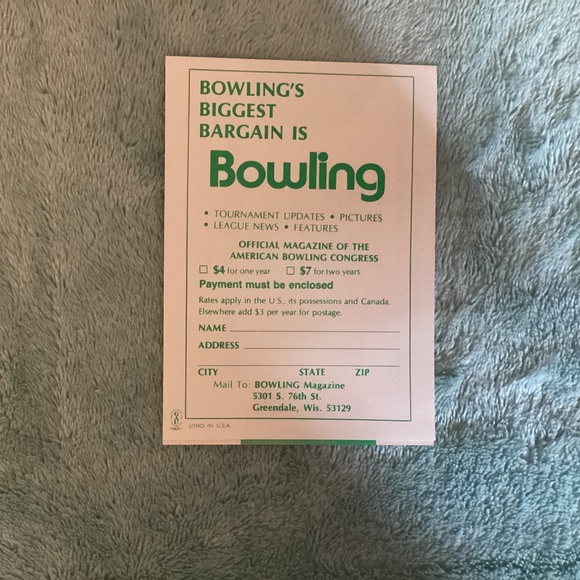 NEW Vintage ABC Century Club 100 Pins Over Average Bowling Patch Sew On - Picture 4 of 8